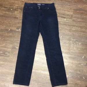 Corduroy blue girls pants